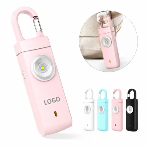 Personal Safety Alarm 130dB with Strobe Light Rechargeable