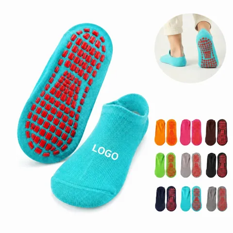 Non Slip Grip Ankle Socks for Pilates Yoga Barre Workout