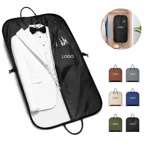 Heavy Duty Oxford Garment Bag with Transparent Label
