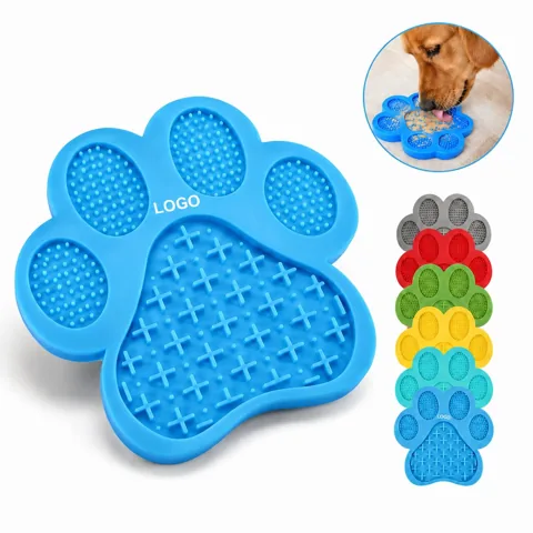Dog Lick Mat Slow Feeder with Claw Pattern Anxiety Relief