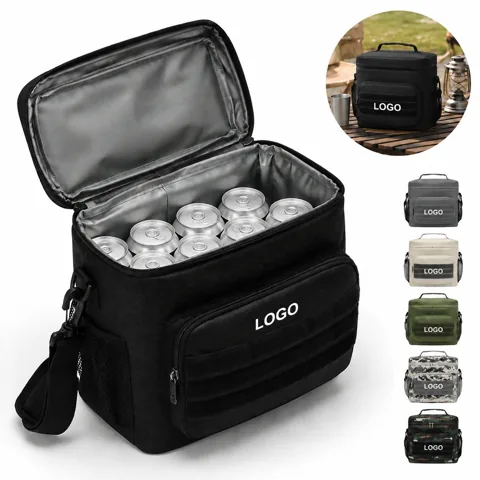 Compact Thermal Cooler Backpack, 24H Insulated Leakproof