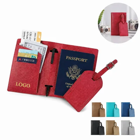 Premium PU Leather Passport Wallet with Multiple Card Slots