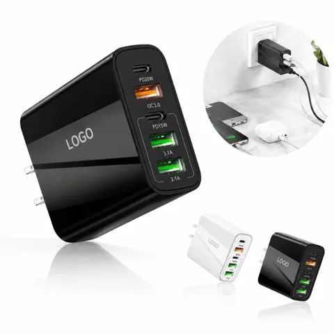 20W USB C Fast Charger Dual Port Wall Adapter