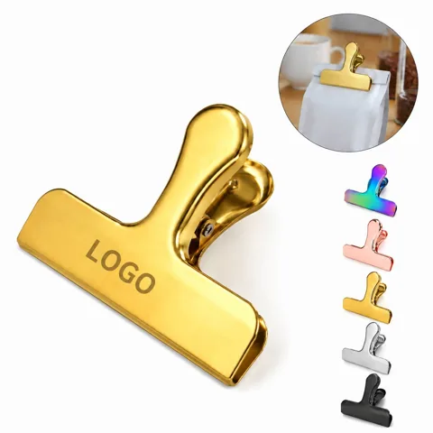 Extra Sturdy Stainless Steel Bag Clips, Rust-Resistant