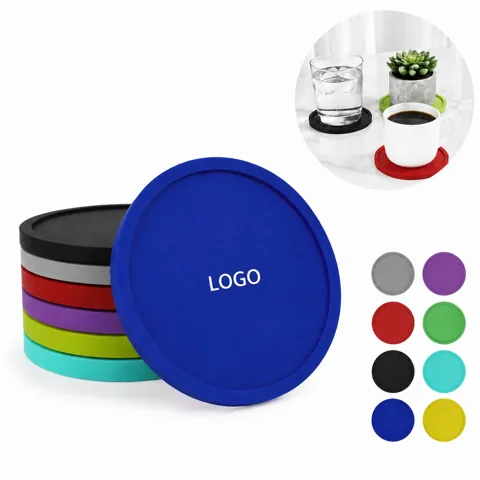 Silicone Coasters Non Slip Heat Resistant Drink Mats