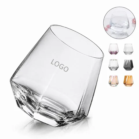 Rainbow Crystal Clear Tumbler for Whiskey Cocktails