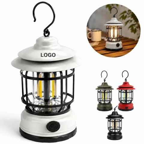 Dimmable Portable LED Camping Lantern, USB Rechargeable