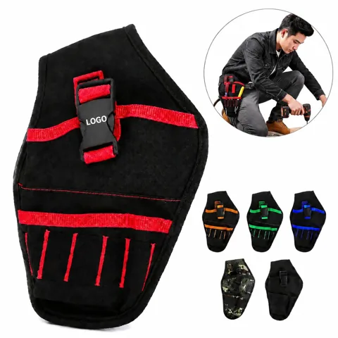 Heavy Duty Tool Belt Organizer Pouch with Open Pockets