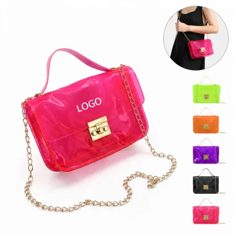 Clear PVC Crossbody Bag for Venue Security Checks
