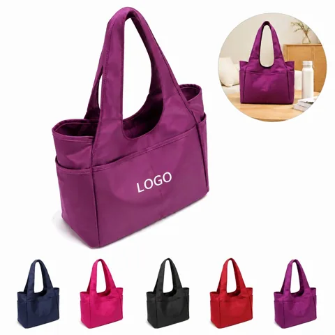 Waterproof Nylon Tote Bag Lightweight Large Capacity Women