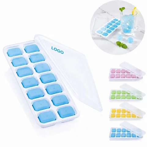 Flexible Silicone Ice Cube Mold with Easy Release