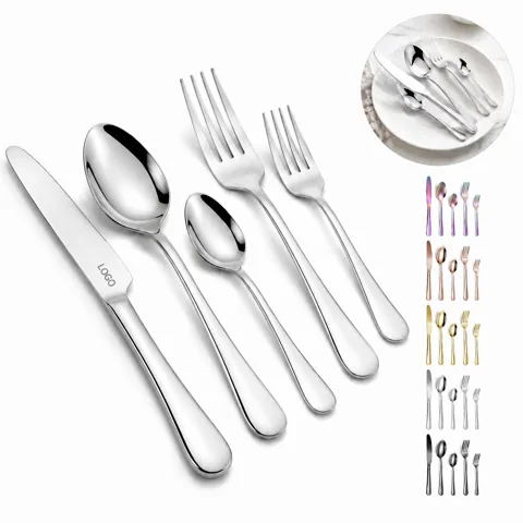 Stainless Steel Serving Utensil Set, 5 Piece Buffet Hosting