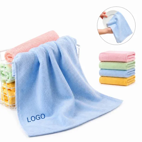 Ultra Soft Quick-Dry Bamboo Fiber Bath Towel, Absorbent