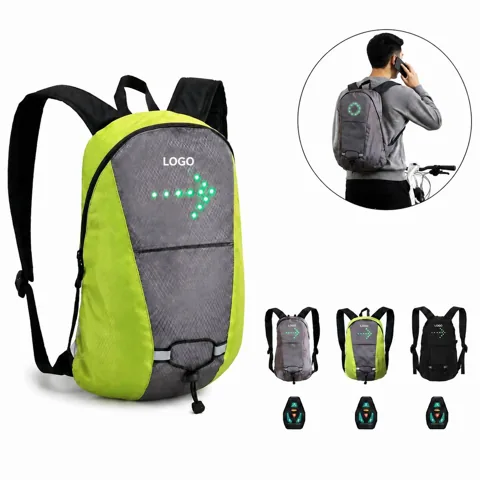 Cyclist LED Turn Signal Backpack with Remote Control, Water