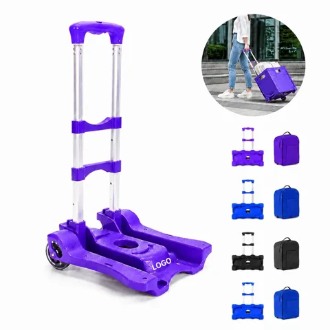 Collapsible Travel Wagon with Telescopic Handle for Camping