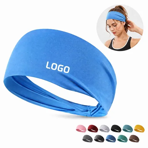 Moisture Wicking Workout Sweatband for Running, Yoga, Gym