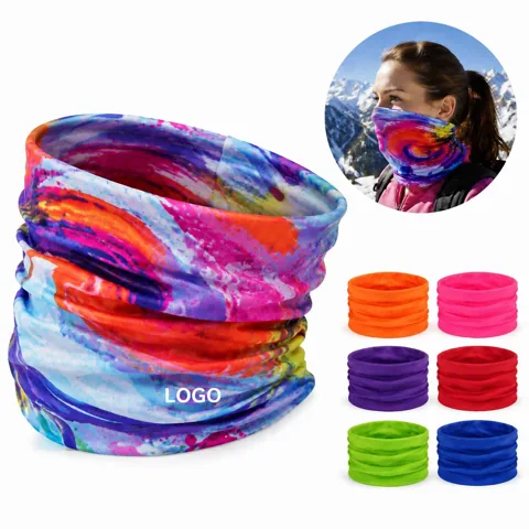 Breathable Polyester Neck Gaiter for Outdoor Sports