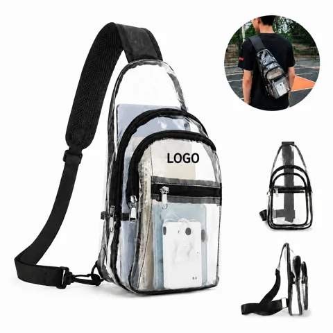 Clear PVC Sling Bag for Concerts and Travel