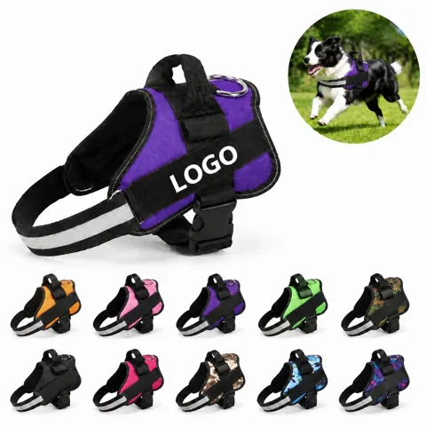 Reflective Dog Safety Vest with Adjustable Buckle for Night