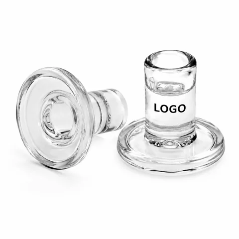 Clear Glass Candle Vessel, Heat-Resistant Tempered Glass