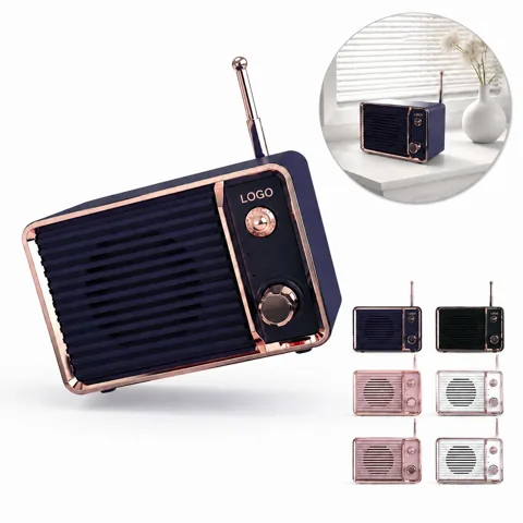 Vintage Wireless Speaker Retro Decor Sound