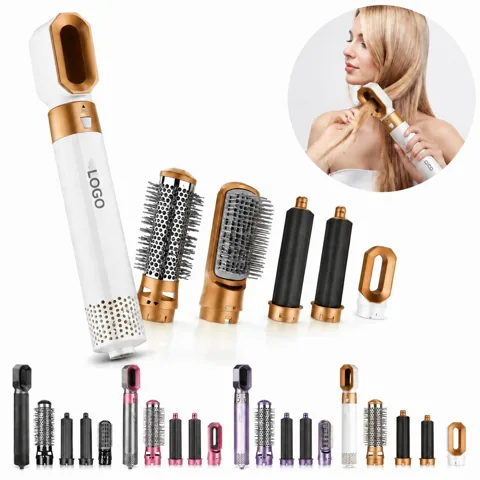 Hair Styling Blow Dryer Brush with 5 Interchangeable Heads