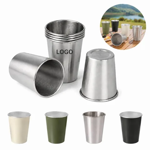 Children Nesting Stainless Steel Tumblers Set, Food-Grade
