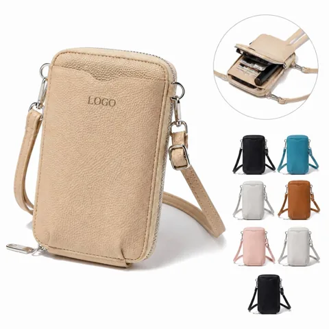 Women's Small Crossbody Wallet Phone Holder with Card Slots