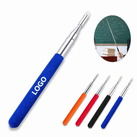 Adjustable Retractable Teaching Pointer with Soft Felt Tip