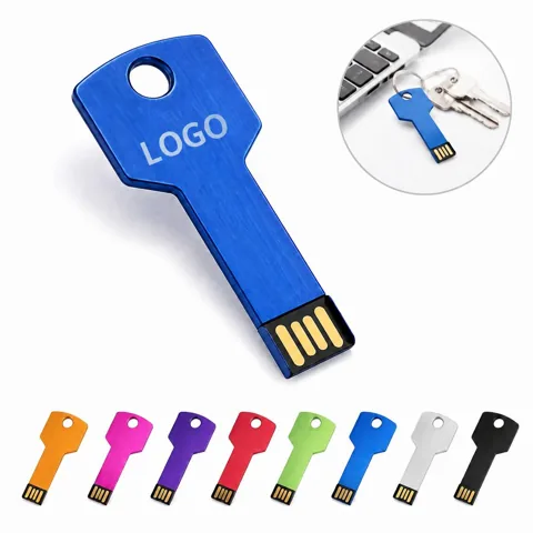 64GB Metal USB 2.0 Flash Drive Keychain Portable Storage