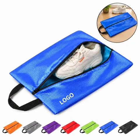 Lightweight Nylon Travel Shoe Storage Bag for Men Women