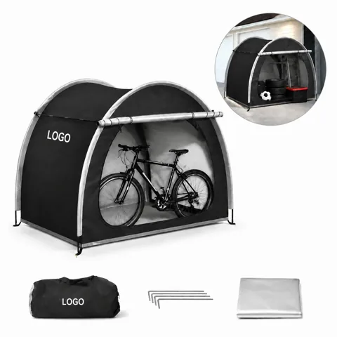 Heavy Duty Waterproof Bike Storage Tent with Aluminum Frame