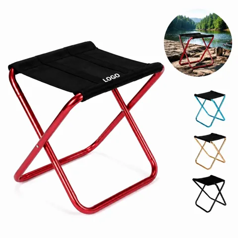 Portable Aluminum Folding Footrest Stool