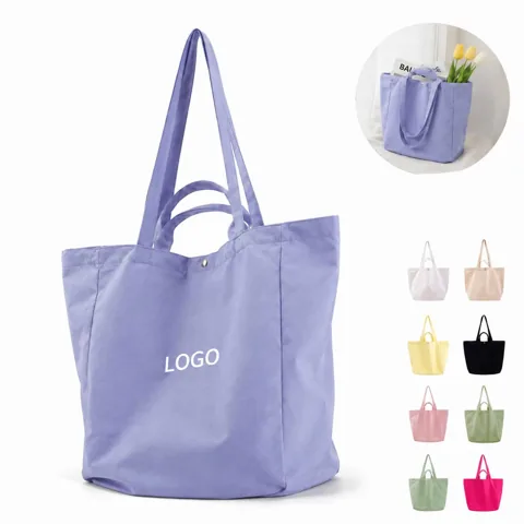 Women's Large Canvas Crossbody Shoulder Bag with Zipper
