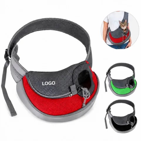 Pet Carrier Sling Bag for Small Dogs Cats, Breathable Mesh