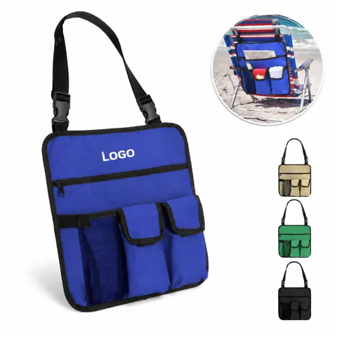 Camping Chair Armrest Pouch with Adjustable Strap