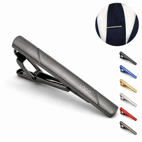 Custom Engraved Stainless Steel Tie Clip, Personalized Gift