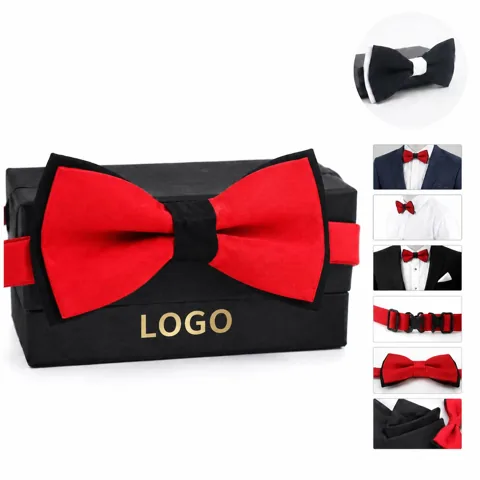 Luxury Satin Pre Tied Bow Tie for Weddings and Events