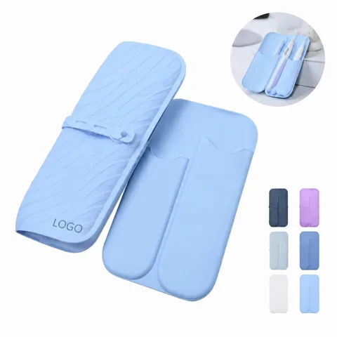 Foldable Silicone Heat-Resistant Styling Tool Storage Pouch
