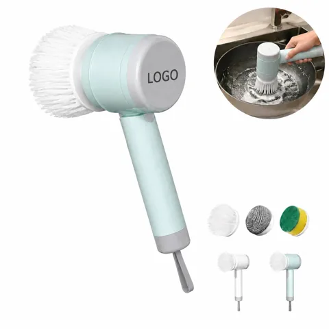 Rechargeable Multipurpose Cleaning Brush Set with 3 Heads