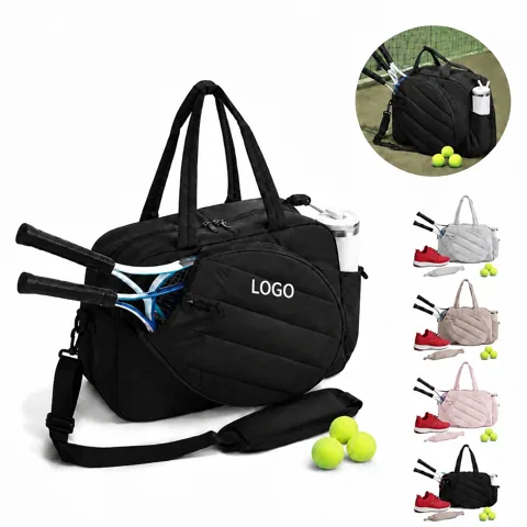 Spacious Water-Resistant Racket Backpack with Shoe Pocket