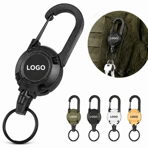 Stainless Steel Cable Keychain Multitool Holder for Camping