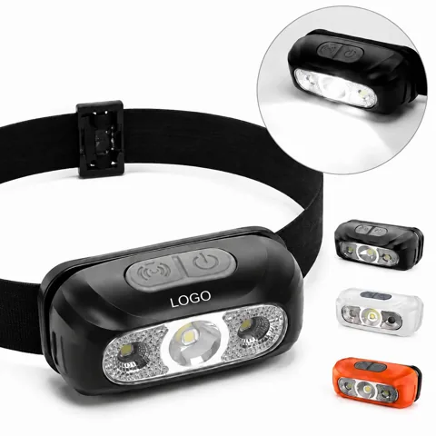 Rechargeable LED Motion Sensor Headlamp for Camping