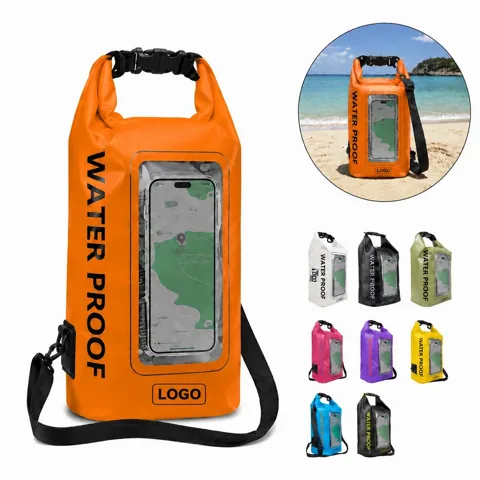 Heavy-Duty Waterproof Dry Bag Phone Pouch with Touchscreen