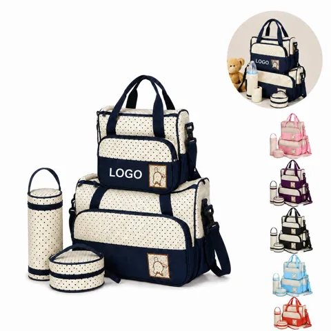 All-in-One Baby Diaper Backpack Set with Changing Pad