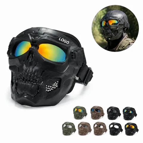 Tactical Sport Eyewear UV Cut Shield Mask with Anti-Glare