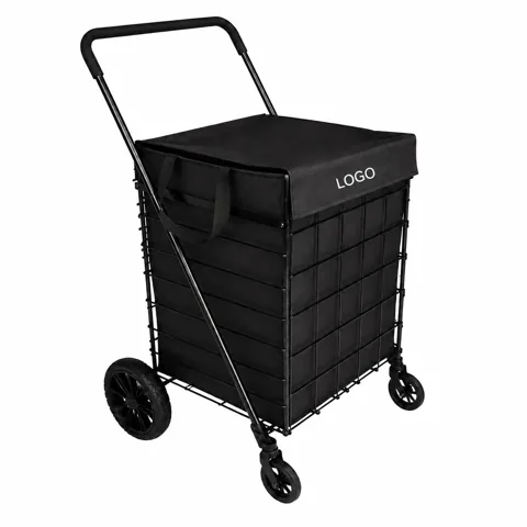 Collapsible Steel Frame Shopping Cart