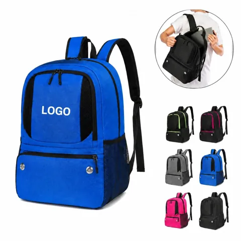 Personalized Soccer Backpack with Ball Compartment