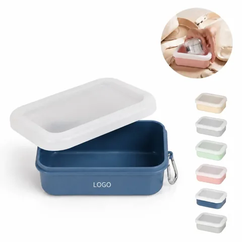 Custom Logo Leakproof Snap-Lock Soap Holder Travel Case