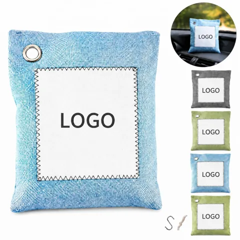 Custom Bamboo Charcoal Air Freshener Pouches for Eco Odor